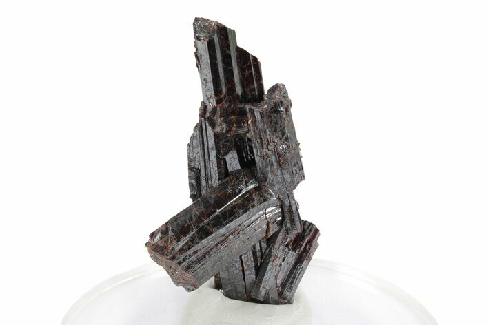 Lustrous, Red-Brown Rutile Crystals - Québec, Canada #247265